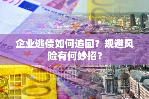 武汉企业逃债如何追回？规避风险有何妙招？