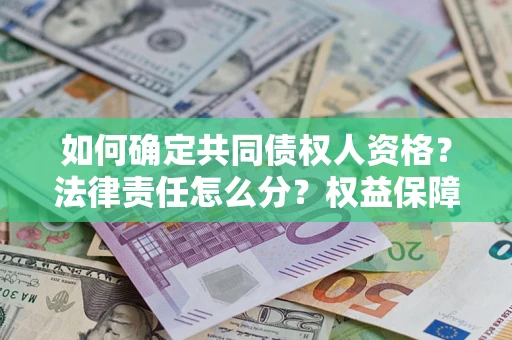武汉如何确定共同债权人资格？法律责任怎么分？权益保障技巧揭秘！