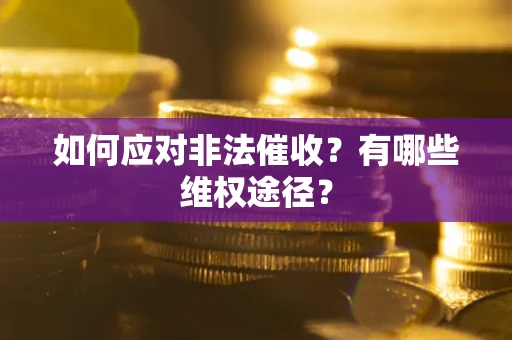 武汉如何应对非法催收？有哪些维权途径？