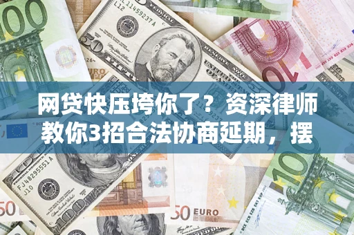 武汉网贷快压垮你了？资深律师教你3招合法协商延期，摆脱暴力催收！