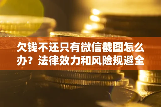 武汉欠钱不还只有微信截图怎么办？法律效力和风险规避全解析